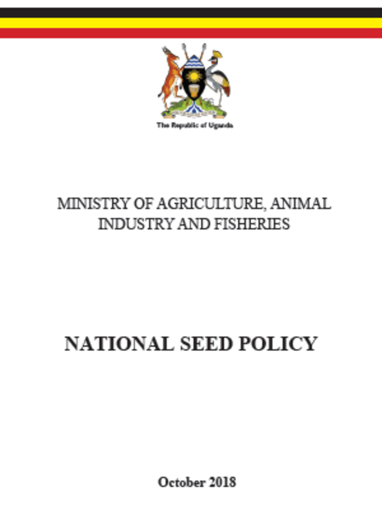 Uganda National Seed Policy