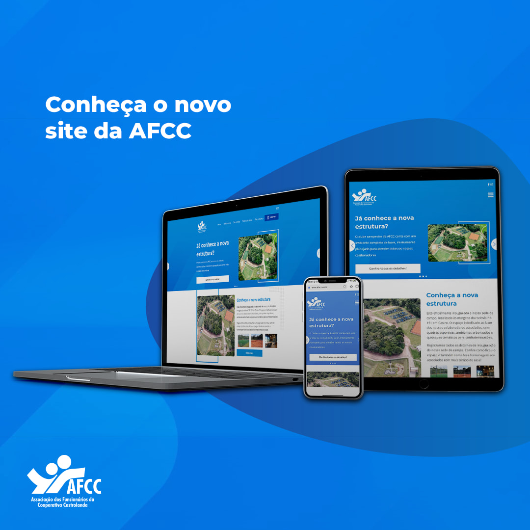 Novo portal AFCC: interatividade e conectividade