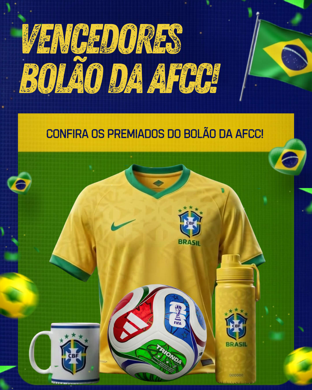 Vencedores do Bolão da AFCC