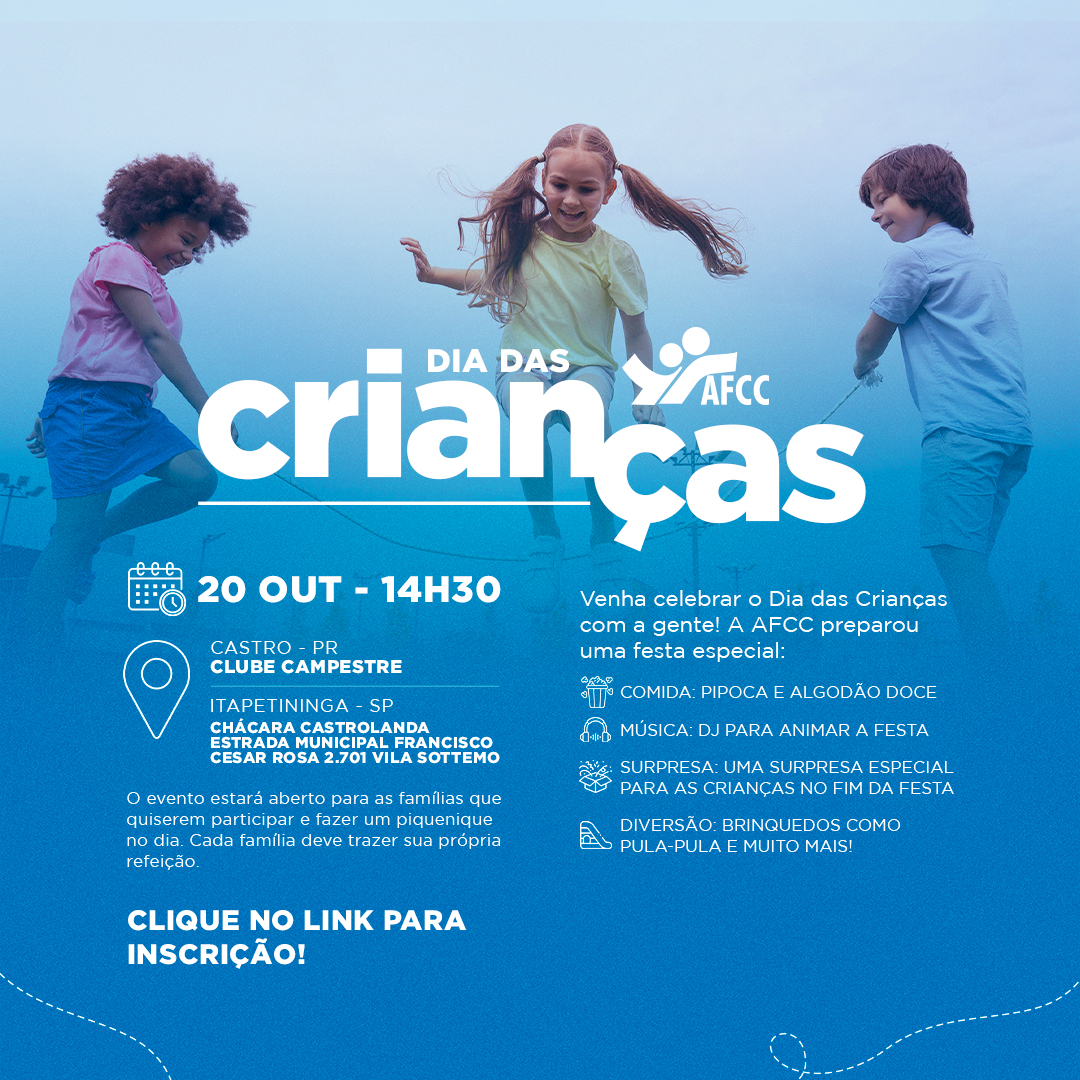 Dia das crianças AFCC - Blog - AFCC - Associação dos Funcionários da ...