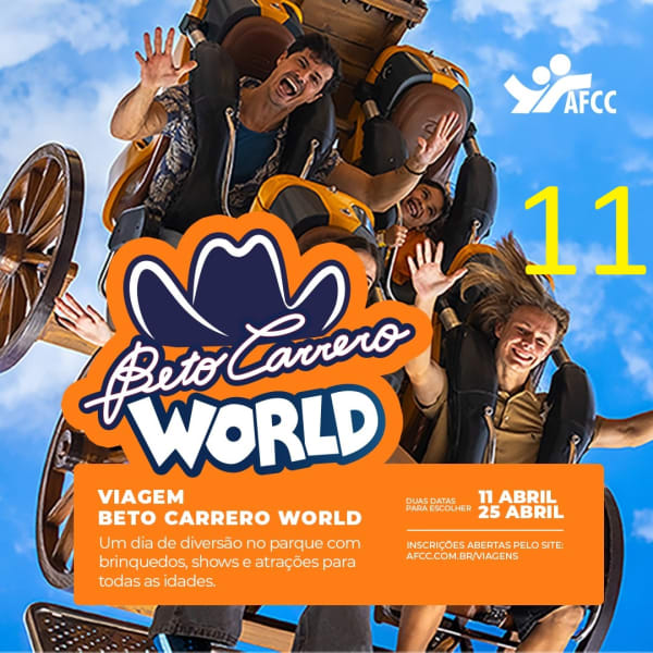 Turma 11 de ABRIL - Beto Carrero 2026  