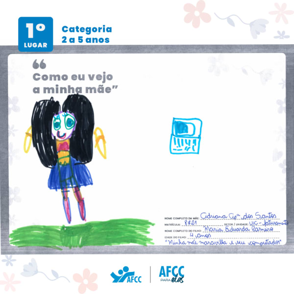 Concurso de Desenho - "Como eu vejo a minha mãe"