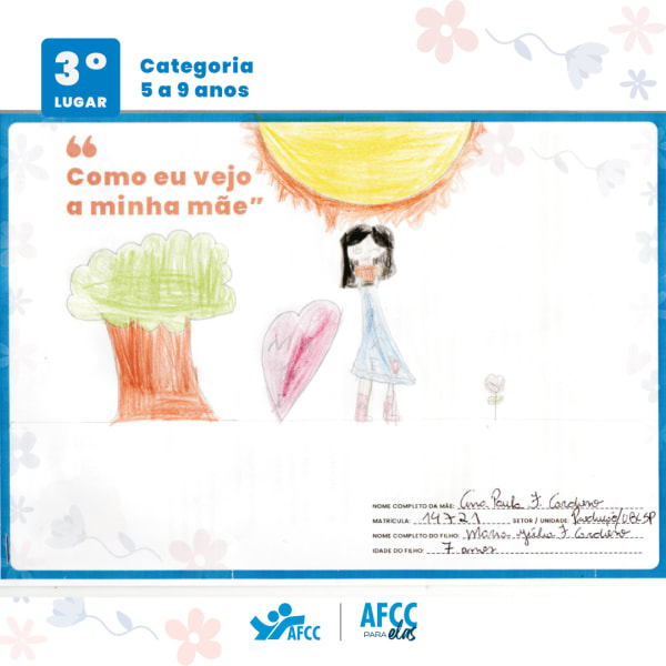 Concurso de Desenho - "Como eu vejo a minha mãe"