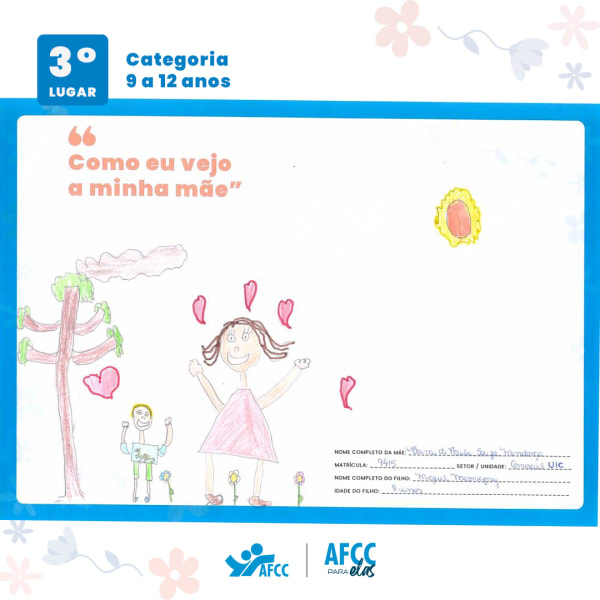 Concurso de Desenho - "Como eu vejo a minha mãe"