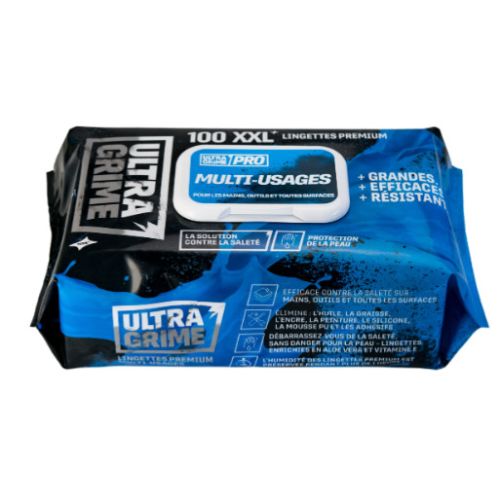 Lingettes XXL multi usage 100 pièces NUVIK FR5900 photo du produit