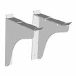 Consoles pour lavabo collectif PUBLICA - GEBERIT - 29800000 pas cher
