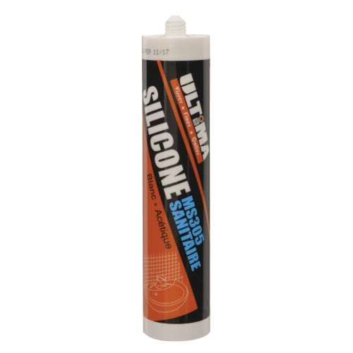 Silicone sanitaire blanc 300 ml MS305 ULTIMA 16011 photo du produit Secondaire 1 L