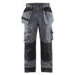 Pantalon Artisan bicolore gris clair/noir T54C - BLÅKLÄDER - 150418609499D116 pas cher
