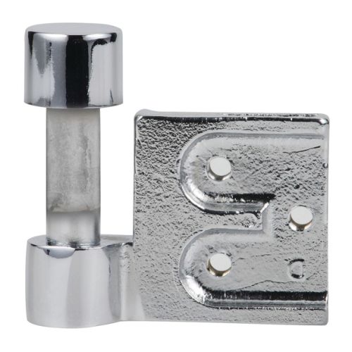 Paire de fiches pour huisserie m&eacute;tallique chrom&eacute; mat gauche - STREMLER - 3205.31.2 photo du produit