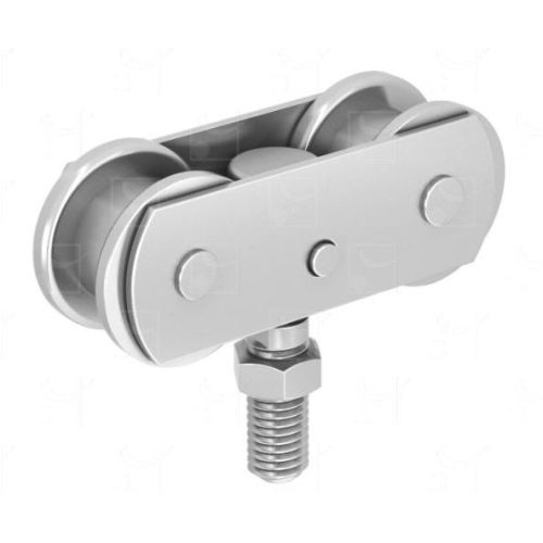 Monture sur chant vis M10 galet en acier – MANTION - 0633A pas cher