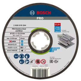 Disque à tronçonner X-LOCK Bosch pour métaux et inox 125x1x22,23mm plat OSA - 2608619264 pas cher Principale M