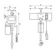Palan électrique à chaîne 3 m 220 V 500 kg STOCKMAN EW502 photo du produit Secondaire 1 S