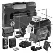 Laser à lignes 12V GLL3-80C rouge support BM1 + cellule LR7 + 1 batterie 2Ah + chargeur en coffret L-BOXX - BOSCH - 0601063R05 pas cher