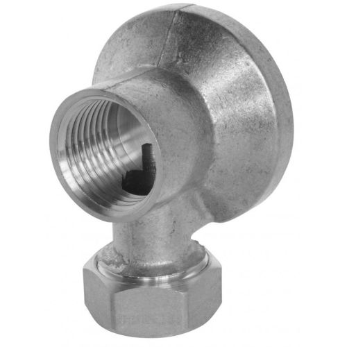 Applique laiton simple pour collet battu avec &eacute;crou F20/27 - &Oslash;14 - SOMATHERM - 27-01 pas cher