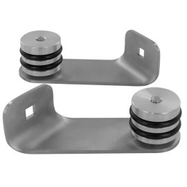 Paire de pattes fix Duval déportées diamètre 40 mm inox 316 satiné - 22-0720-2111 pas cher Principale M