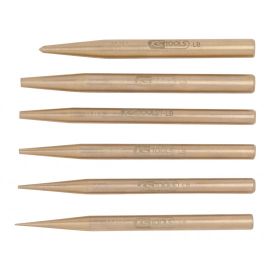 Jeu de chasse-clous et pointeau BRONZEPLUS Ks Tools 6 pièces - 963.2560 photo du produit Principale M