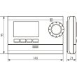 Thermostat d'ambiance digital RAMSES 811 TOP 2 THEBEN 8119132 photo du produit Secondaire 1 S