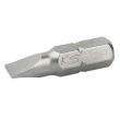 Boîte de 5 embouts de vissage fente 25 mm 1/4'' 3 mm KS TOOLS 911.3304 photo du produit
