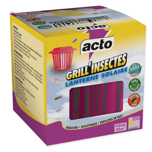 Lanterne solaire LED UV Grill'insectes ACTO INSECTECIDES LAMP5 photo du produit Secondaire 3 L