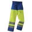 Pantalon haute visibilité IRIS jaune fluo/azurin T44/46 - LAFONT - 1HVI82CP007094446 pas cher