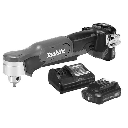 Perceuse visseuse d’angle 12V Li-Ion CXT + 2 batteries 2Ah + chargeur en boîte carton - MAKITA - DA332DWAE pas cher