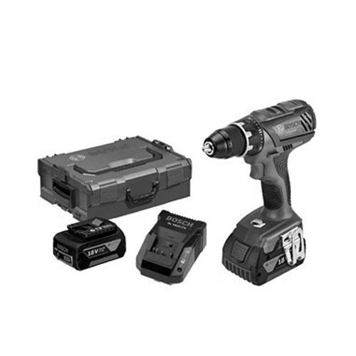 Perceuse visseuse GSR 18V-28 + 2 batteries 3Ah + chargeur + coffret L-BOXX - BOSCH - 0615990K3N pas cher