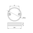 Spot led CRUX-IN 1,8 W 230 V blanc naturel 4000 K nickel satiné EMUCA 5915351 photo du produit Secondaire 2 S