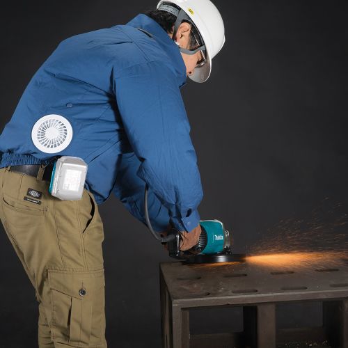 Blouson ventilé 18 V (sans batterie ni chargeur) bleu TL MAKITA DFJ304ZL photo du produit Secondaire 3 L