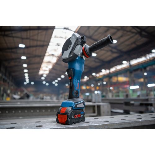 Meuleuse d'angle 18 V GWX 18V-15 PSC Biturbo X-LOCK + 2 batteries ProCore 8 Ah + chargeur en coffret L-BOXX BOSCH 06019H6G01 photo du produit Secondaire 4 L