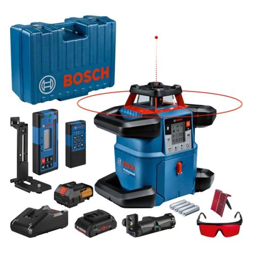 Laser rotatif connecté 18V GRL 600 CHV Professional + 1 batterie Procore 4Ah + chargeur + coffret standard BOSCH 0601061F00 photo du produit