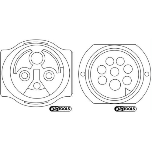 Jeu de 3 extracteurs de cosses universel 54 g KS TOOLS 154.0015 photo du produit Secondaire 2 L