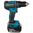 Perceuse-visseuse à percussion 18 V + 2 batteries 3 Ah + chargeur rapide coffret MAKPAC MAKITA DHP485RFJ photo du produit Secondaire 6 S