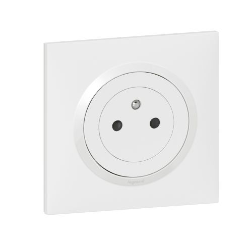 Prise de courant 2P+T DOOXIE surface one blanc LEGRAND 600735 photo du produit