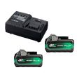 Pack de 2 batteries Multi-Volt 36 - 18 V + chargeur UC18YSL3 - HIKOKI - UC18YSL3WEZ pas cher