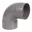Coude PVC double Femelle 87&deg;30 D125 - WAVIN - 3026051 pas cher
