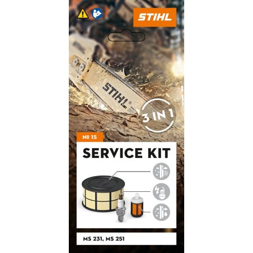 Service kit N° 15 pour MS 231 et MS 251 STIHL 11430074100 photo du produit Secondaire 1 L