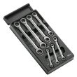 Module de 7 clés polygonales à cliquet  oeil 12 pans FACOM MOD.64J7 photo du produit