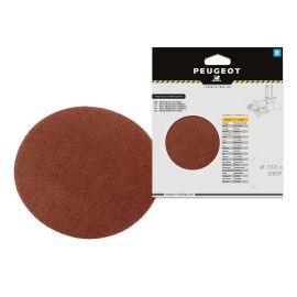 Jeu de 6 abrasifs Velcro Peugeot Outillage diamètre 150 mm grain 80 - 806310 photo du produit Principale M