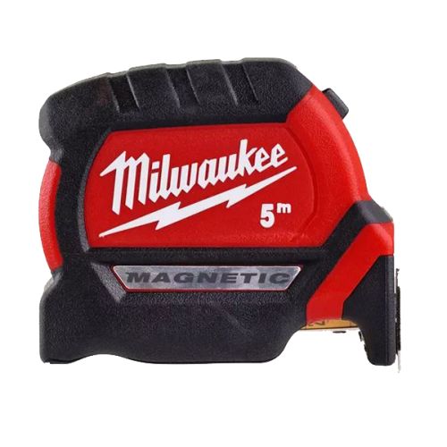 Mètre à ruban Premium magnétique 5m - MILWAUKEE TOOL - 4932464599 pas cher