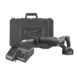 Scie sabre SAWZALL 18V Milwaukee M18 BSX-402C + 2 batteries 4 Ah + chargeur + en coffret - 4933447285 pas cher Principale M