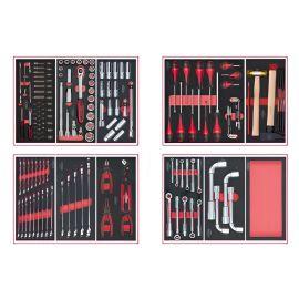 Composition d'outils KS Tools 4 tiroirs pour servante 173 pièces - 714.0173 photo du produit Principale M