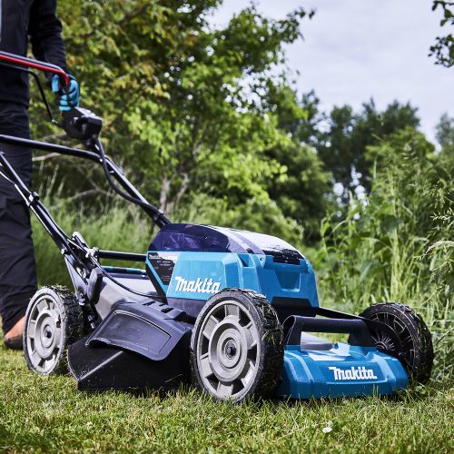 Tondeuse auto-tractée 2 x 18 V LXT + 4 batteries 5 Ah + chargeur MAKITA DLM532PT4 photo du produit Secondaire 11 L