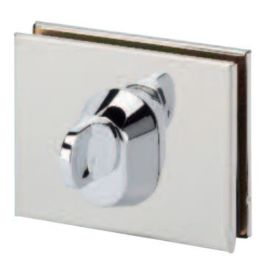 Serrure basse Stremler demi-cylindre &agrave; bouton chrom&eacute; mat - 1352.31.0 pas cher Principale M