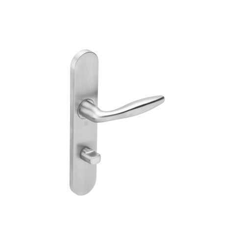 Ensemble sur plaques s&eacute;rie JADE 1594 acier type condamnation &agrave; voyant finition inox - HERACLES - B-INOX-SP22V pas cher Secondaire 6 L