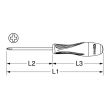 Tournevis Phillips bi-matière isolé 1000 V PH0 60 x 163 mm KS TOOLS 922.6209 photo du produit Secondaire 1 S