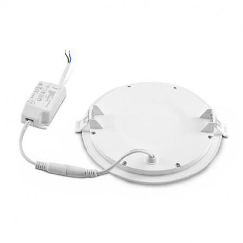 Plafonnier LED SLIMY blanc D170 mm 12 W 3000 K MIIDEX LIGHTING 77552 photo du produit Secondaire 1 L