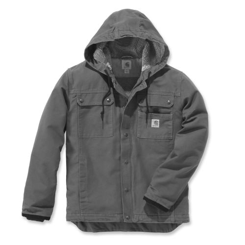 Blouson WASHED DUCK BARLETT TL marron foncé - CARHARTT - S1103826DKBL pas cher