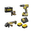 Pack 3 outils 18 V XR (DCD791/DCG405/DCH172) + 2 batteries 5 Ah + chargeur + coffret T-STAK DEWALT DCK2020P2T/DCH172NT photo du produit