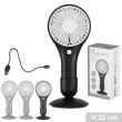 Ventilateur portable avec pied H22,5cm (couleur selon arrivage) pas cher