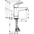 Mitigeur de lavabo 100 CH 3 FOCUS CoolStart HANSGROHE 31621000 photo du produit Secondaire 1 S